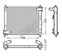 DENSO Radiatore Acqua Raffreddamento Motore per Nissan Juke 1.6 DiG-T DRM46043