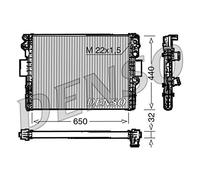 DENSO Radiatore motore Grupo Rafredamento Radiatore Rafredamento Motore Larghezza della rete 456mm Lunghezza della rete 650mm Profondità della rete 32mm Compatibilità con IVECO DRM12005