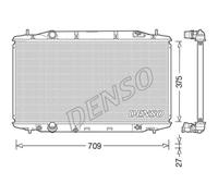 DENSO Radiatore Radiatore Acqua Motore Per Honda Civic IX FB FG 2.2i-DTEC
