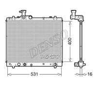 DENSO Radiatore Radiatore Dell'Acqua Adatto Per Suzuki Swift IV FZ NZ 1.2