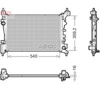 DENSO Radiatore Radiatore Dell'Acqua Motore Per Opel Corsa D 1.4 1.2