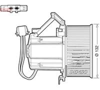 DENSO Riscaldatore Ventilatore Interno Per Audi A4 Avant 8K5 B8 Q5 8RB 8R