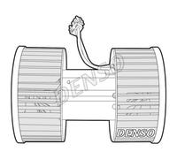 DENSO Riscaldatore Ventilatore Interno Per BMW 3 Serie Compact E46 X3 E83