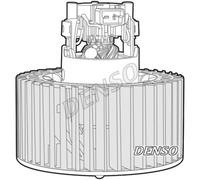 DENSO Riscaldatore Ventilatore Interno Per Fiat Seicento/600 187
