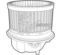 DENSO Riscaldatore Ventilatore Interno Per Ford Focus DAW DBW DNW BWY
