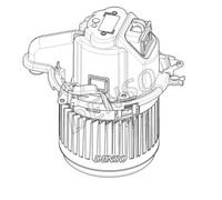 DENSO Riscaldatore Ventilatore Interno Per Renault Clio IV BH Captur J5 KH