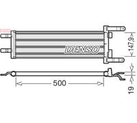 DENSO Scambiatore Olio Motore per Alfa Romeo Stelvio 2.2 D Q4 Giulia