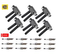Denso Set 12 Candela Spina 3436 E 6 Magneti Marelli Accensione Bobina BI0127MM