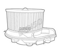 DENSO Ventilatore Interno per Audi A4 8D2 B5 8D5 VW Passat Variant 3B6 3B5