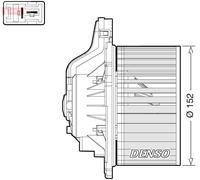 DENSO Ventilatore Interno Per Hyundai I30 GD Coupe DM KIA Cee'D JD Sportswagon