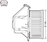 DENSO DEA17032 Ventilatore abitacolo