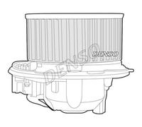 DENSO Ventilatore Interno Per VW Golf V 1K1 Touran 1T1 1T2 1T3 Audi A3 8P1 8PA
