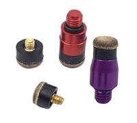 Dent Repair Heads Replacement, 4 Piece Dent Removal Tool, Car Dent Repair Tapping Leather Head, Vehicle Body Repair Tools, Professional Tap Down Tools for Deep Dent Removal Vehicle Restoration