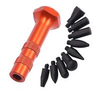 Dent Tap Down Tool - Penna per ammaccature in metallo con 9 forme di punta, set di attrezzi per riparazione ammaccature resistenti all'usura per auto, moto, piastre metalliche, frigoriferi, lavatrici