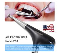 Dental 4 Hole Air Prophy Flow Teeth Polishing Polisher Handpiece Hygiene Black P