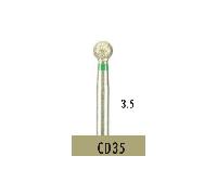 Dental Diamond Bur HP 801/03, CD35: Super Fine Grip, per Zirconia
