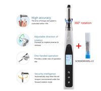 Dental electric wireless torque driver wrench tool kit impianti 20:1 contro head