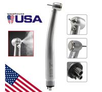 Dental Fiber Optic LED E-generator Triple spray High Speed handpiece 4-Hole 2H