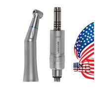 Dental Inner Water Low Speed Handpiece Contra Angle Straight Air Motor 4Hole EI