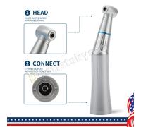 Dental Inner Water Low Speed Handpiece Straight Contra Angle Air Motor 4 Hole EI