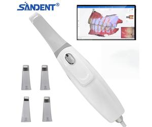 Dental Intra-oral Scanner 3D Real-time Display w/ AI Scanning Software+4 Tips IT