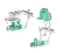 Dental Lab Articolatore Semi Regolabile - Articolatore Protesi Universale - 3 Articolatore Dentale Regolabile Tipo 2 per Protesi Modello Intonaco, con Cacciavite (verde)