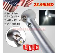 Dental LED light E-generator High Speed Handpiece 4Holes Air Turbine Burr UDM