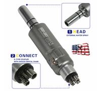 Dental Low Slow Speed E-type 4Hole Contr angle Air Motor Nosecone Fit NSK OR1