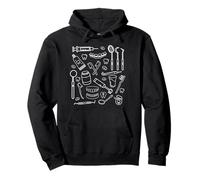 Dental Nurse Doodles Women Dentist Dentistry Students Felpa con Cappuccio