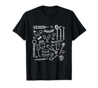 Dental Nurse Doodles Women Dentist Dentistry Students Maglietta