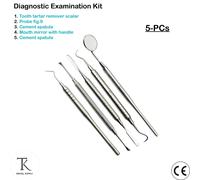 DENTAL Perio IGIENISTA ESAMI Basic Kit SPATOLA CEMENTO TARTARO Raschietto SONDE