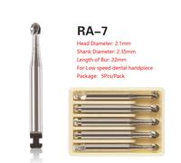 Dental Round Tungsten Steel Carbide Burs RA Latch for bassa Velocità Handpiece