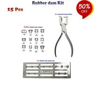 Dental Rubber dam Strumenti per Diga Pinze per uncini Ainsworth Clamps Stand Kit