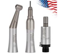 Dental Slow Low Speed Handpiece Straight Contra Angle Air Motor 4/2H Nosecone FX