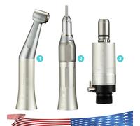 Dental Slow Low Speed Handpiece Straight Contra Angle Air Motor 4/2Holes