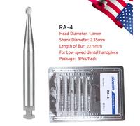 Dental Slow Speed Handpiece Contra Angle Straight Nose Cone Air Motor 2/4 H
