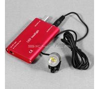 Dental Surgical 3.5x420mm Binocular Loupes Glasses /LED Head Light lampada Lamp