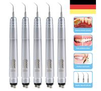 Dental ultrasonic air scaler handpiece Perio Hygienist 4 holes with 3 tips 1-10