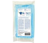 DENTAL WORLD Srl PROTECT MASKS MASCHERINA CHIRURGICA MONOUSO 3 STRATI TNT LIGHT BLUE 10 PEZZI