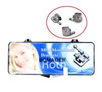 Dentale 10X MIM Monoblock Mini Roth 0,022 Brace 3 4 5 ganc Staffe per ortodonzia