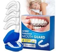 Dentale Antirussamento,Bite Bruxismo Notturno Automodellante,Réutilisable Bite Antirussamento,Notte Dispositivo Anti russamentos Antirumore,Migliorare il Sonno,Adatto per Uomini e Donne