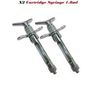 Dentale Chirurgico Strumenti Cartuccia Siringhe Anestesia 1.8 ML Set Di 2 Pezzi