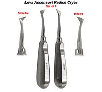 Dentale Cryer Leva per Punta Radice Sinistra e Destra Estrazione dei denti Set 2