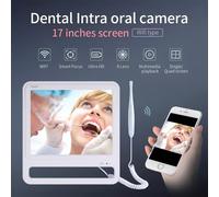 Dentale Intra Oral Camera 8Pcs LED High-definition Macro Lens+17inch LCD Screen