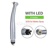 Dentale Shadowless 5 LED Lights High Speed Handpiece 5 Spray Push 4 Hole Ceramic