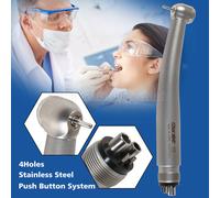 Dentale Stainless Fast High Speed Manipolo Triple Handpiece 4H Fit NSK SANDENT