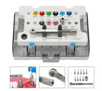 Dentale Universal Implant Prosthetic Kit 9 Screw Drivers Torque Wrench Tool DT