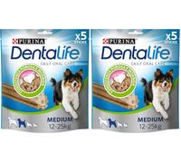 DENTALIFE Snack Cane per l'igiene orale Taglia Medium (Confezione da 2)