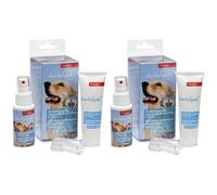 Dentalpet Kit Dentifricio 50Ml+Spray Orale 50Ml+1 Ditale 2x100 ml Dent