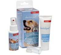 Candioli Dentalpet Kit Igiene Orale Cani E Gatti Dentifricio+Spray+Ditale